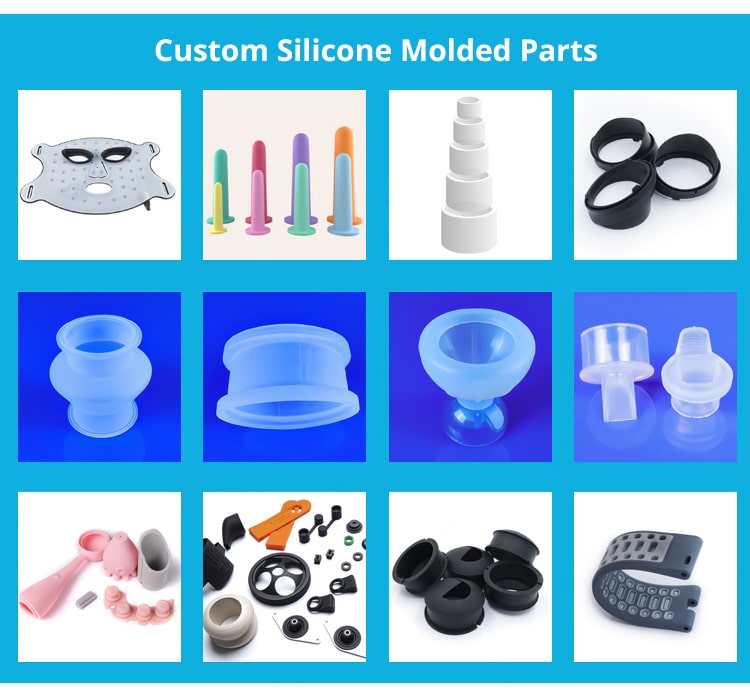 Custom Molded Parts: Silicone Sleeves / Covers / Seals / Gaskets / O Rings / LSR Parts